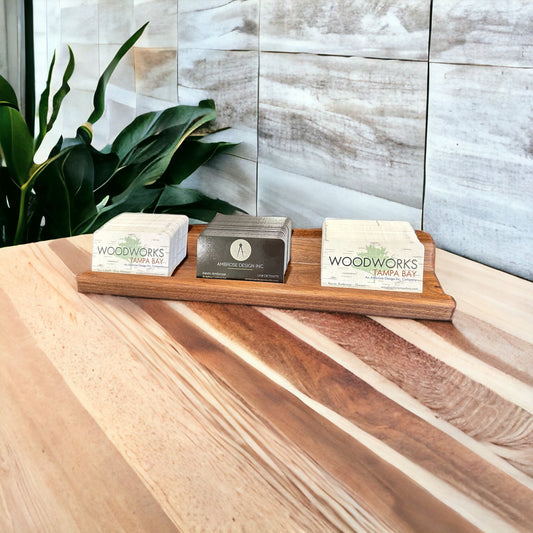 Business Card Stand | 1 - 3 Card Display