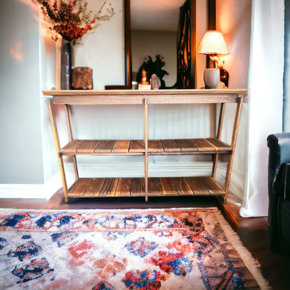 Console Table | Mid-Century Black Walnut