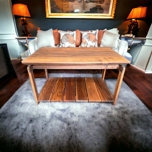 Coffee Table | Mid Century Black Walnut