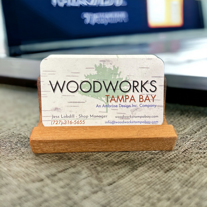 Business Card Stand | 1 - 3 Card Display