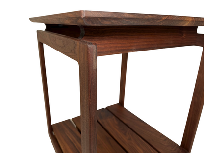 Side Table | Mid-Century Black Walnut