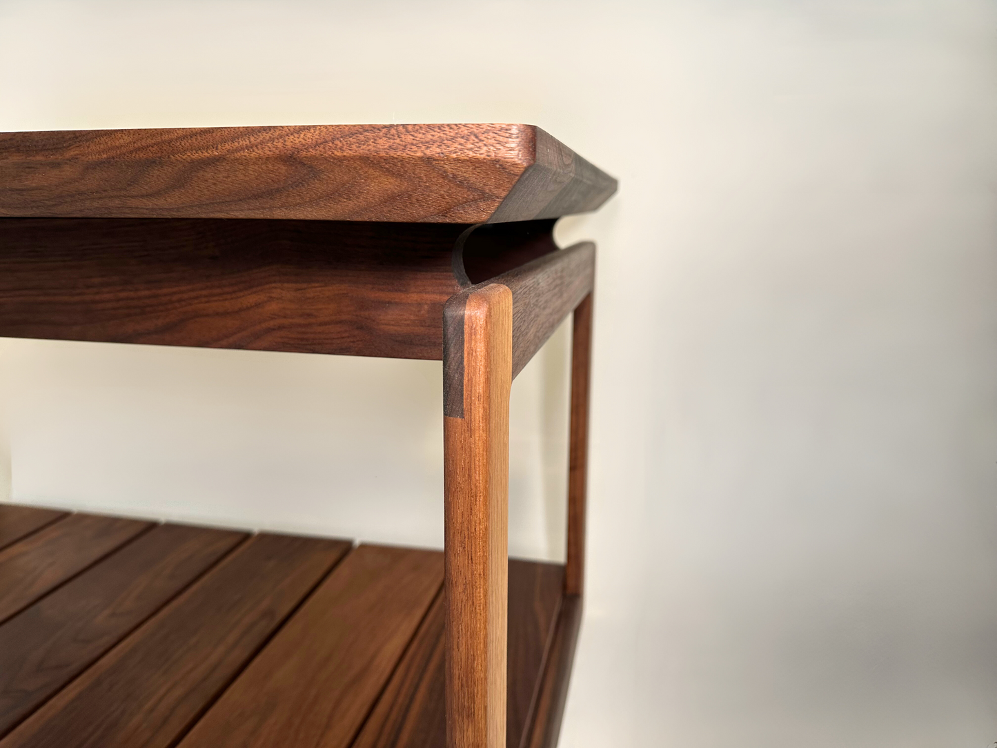 Coffee Table | Mid Century Black Walnut