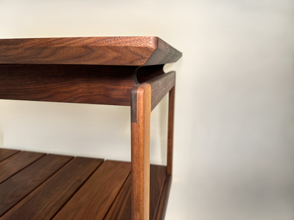 Coffee Table | Mid Century Black Walnut