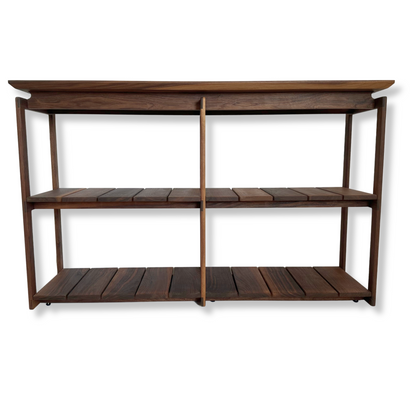 Console Table | Mid-Century Black Walnut