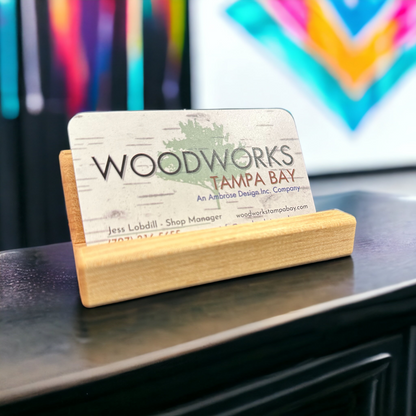 Business Card Stand | 1 - 3 Card Display