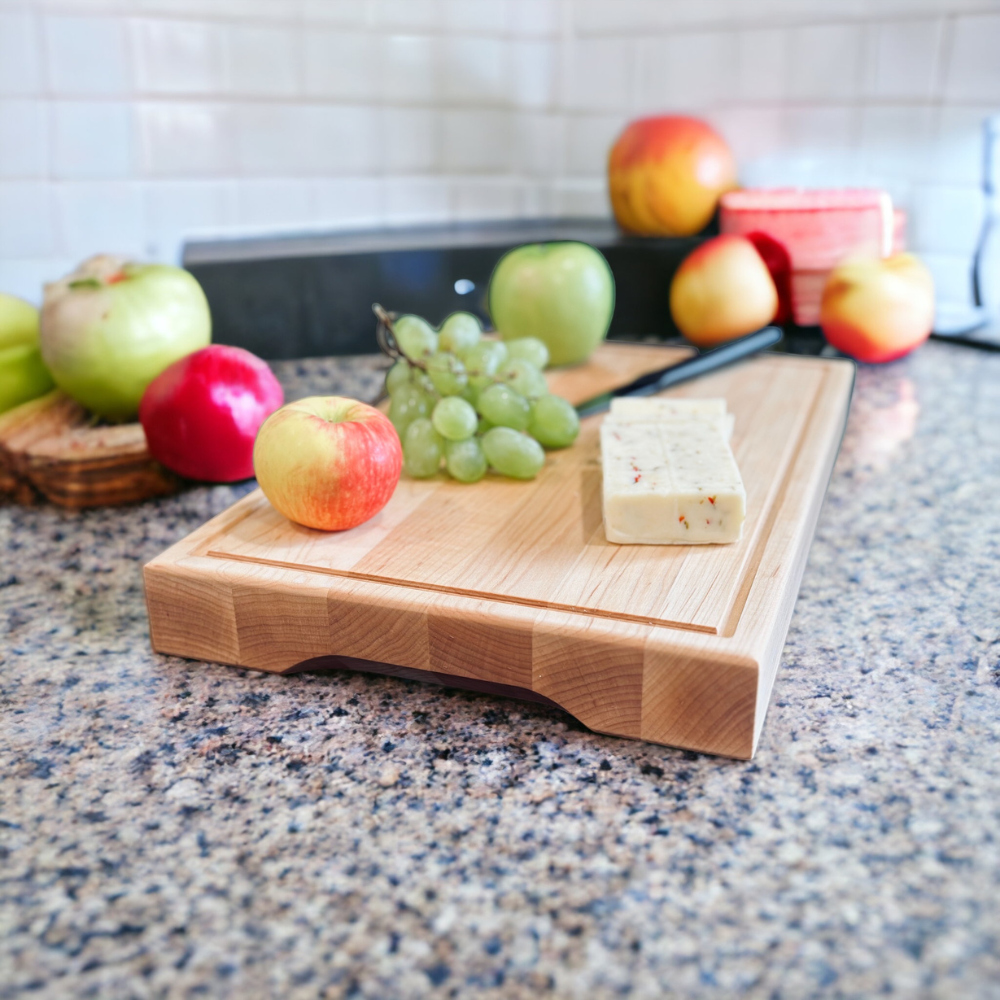 Wood Cutting Board, Walnut & Apple Wood Cutting Board, Appetizer