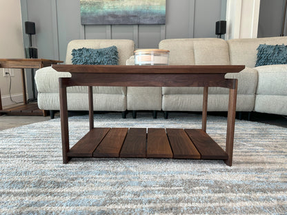 Coffee Table | Mid Century Black Walnut