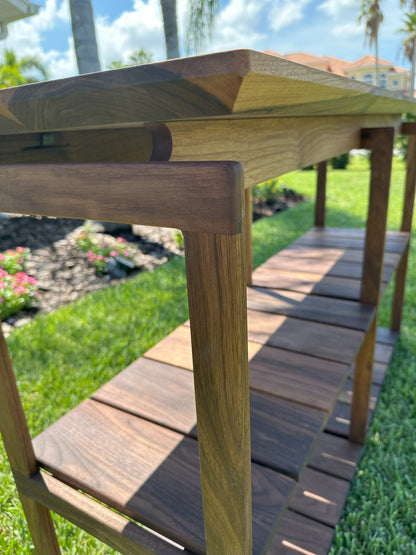 Console Table | Mid-Century Black Walnut