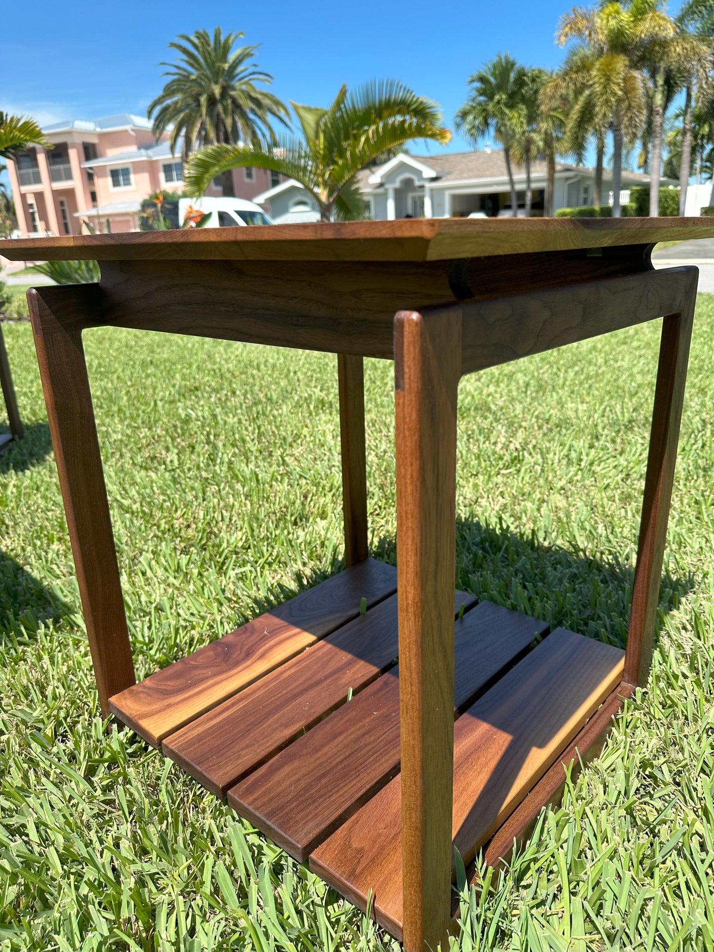 Side Table | Mid-Century Black Walnut