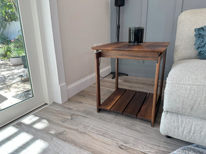 Side Table | Mid-Century Black Walnut