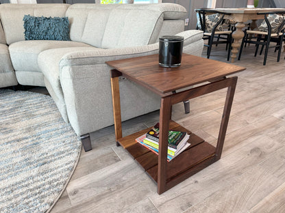 Side Table | Mid-Century Black Walnut