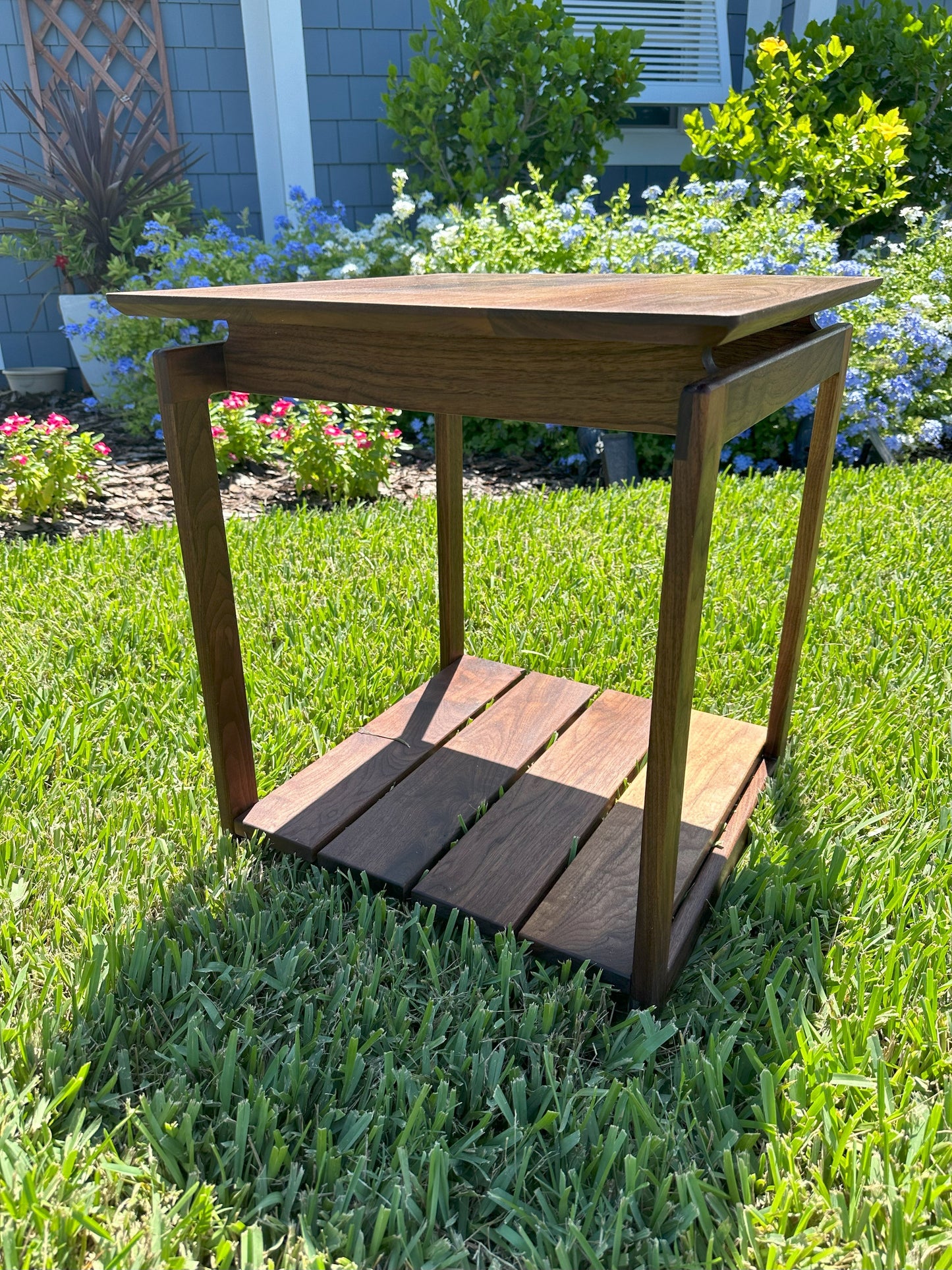 Side Table | Mid-Century Black Walnut