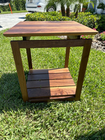 Side Table | Mid-Century Black Walnut